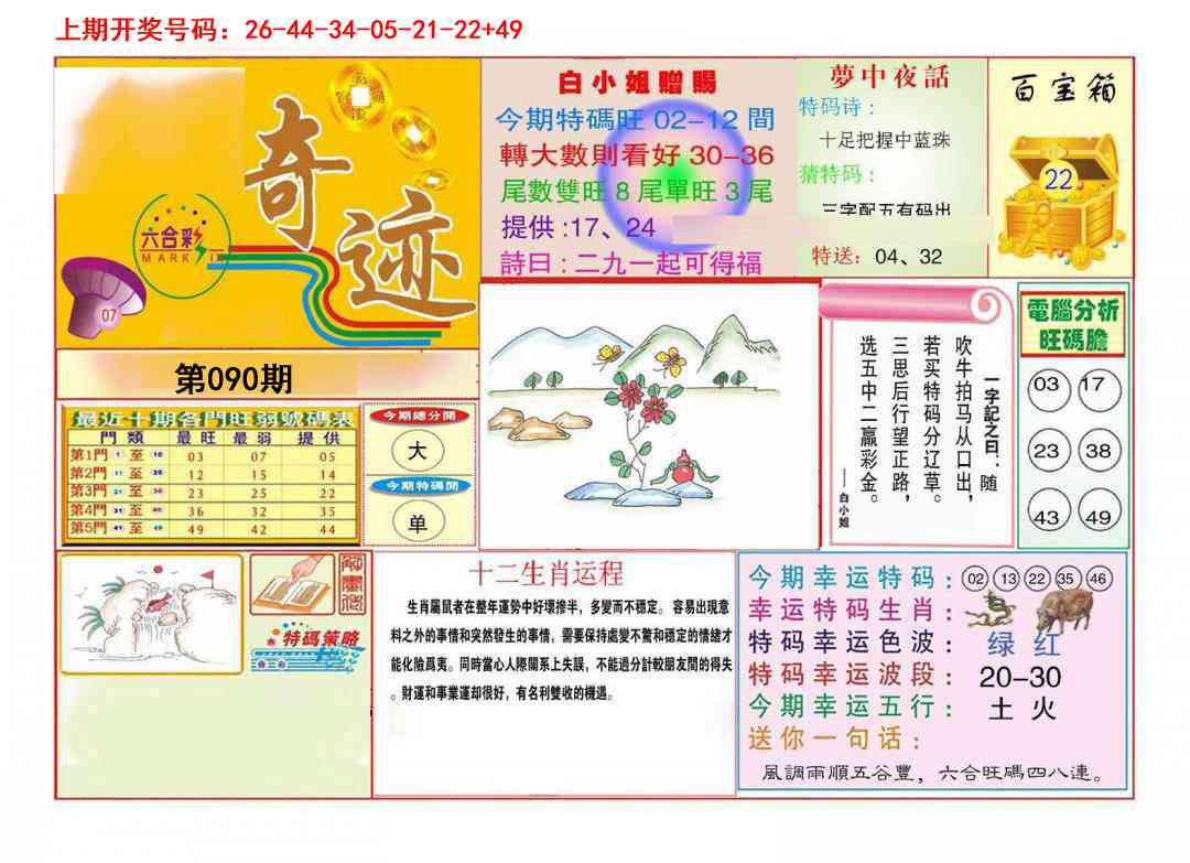 090期九龍奇迹A(推荐)[图]